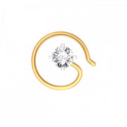 14K Yellow Gold Daily Wear Nose Pin